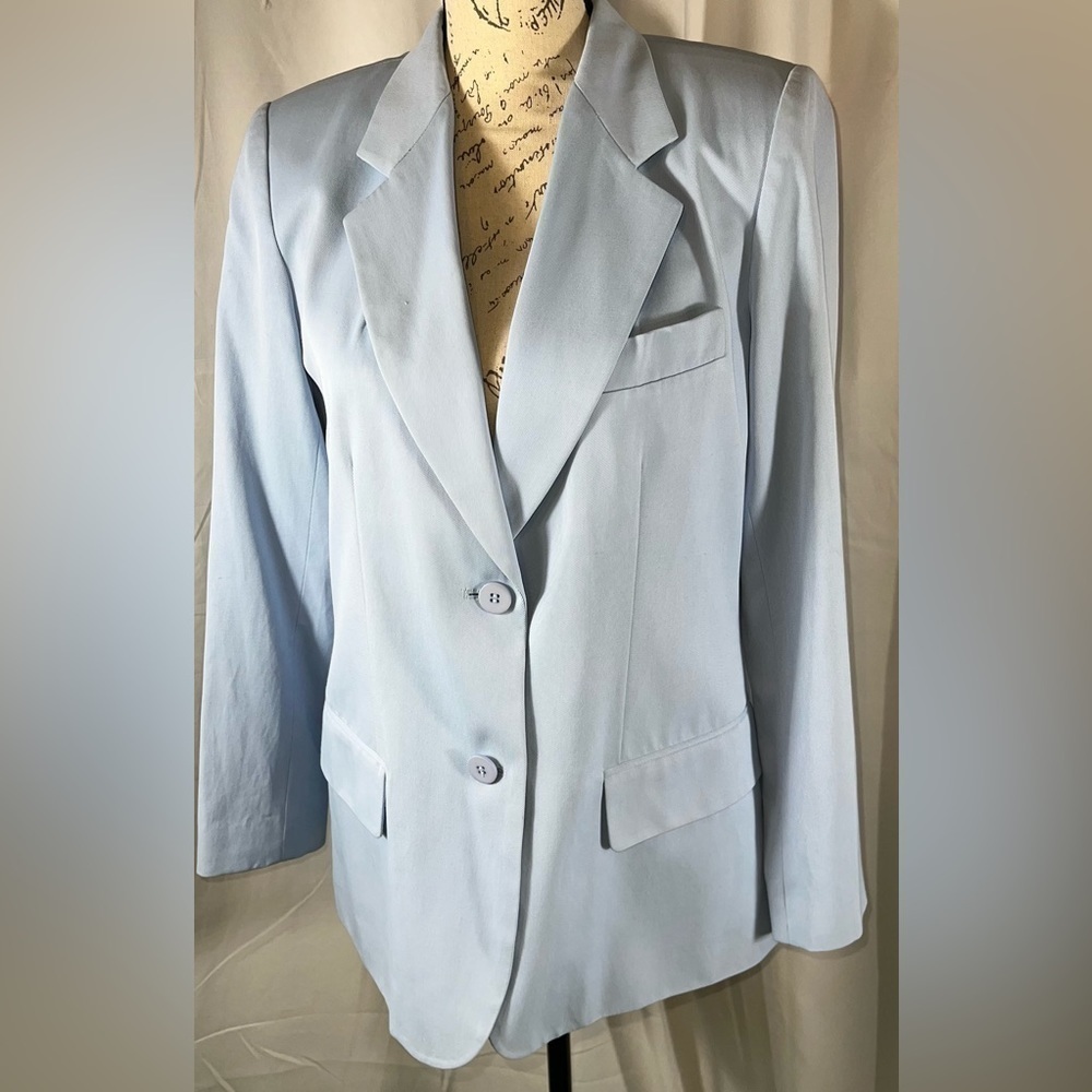 DKNY Powder Blue Jacket Size 8